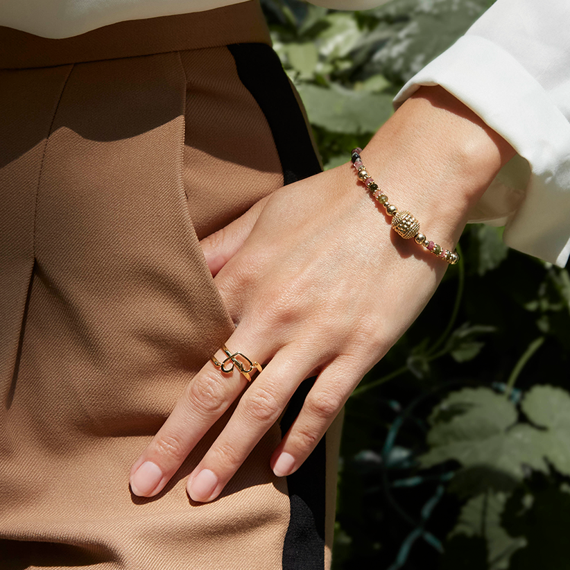 Philia Paris - Bracelet Lak Sao Plaqué Or1