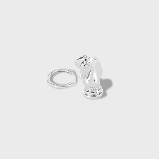 Boucle d'oreille Cavalier