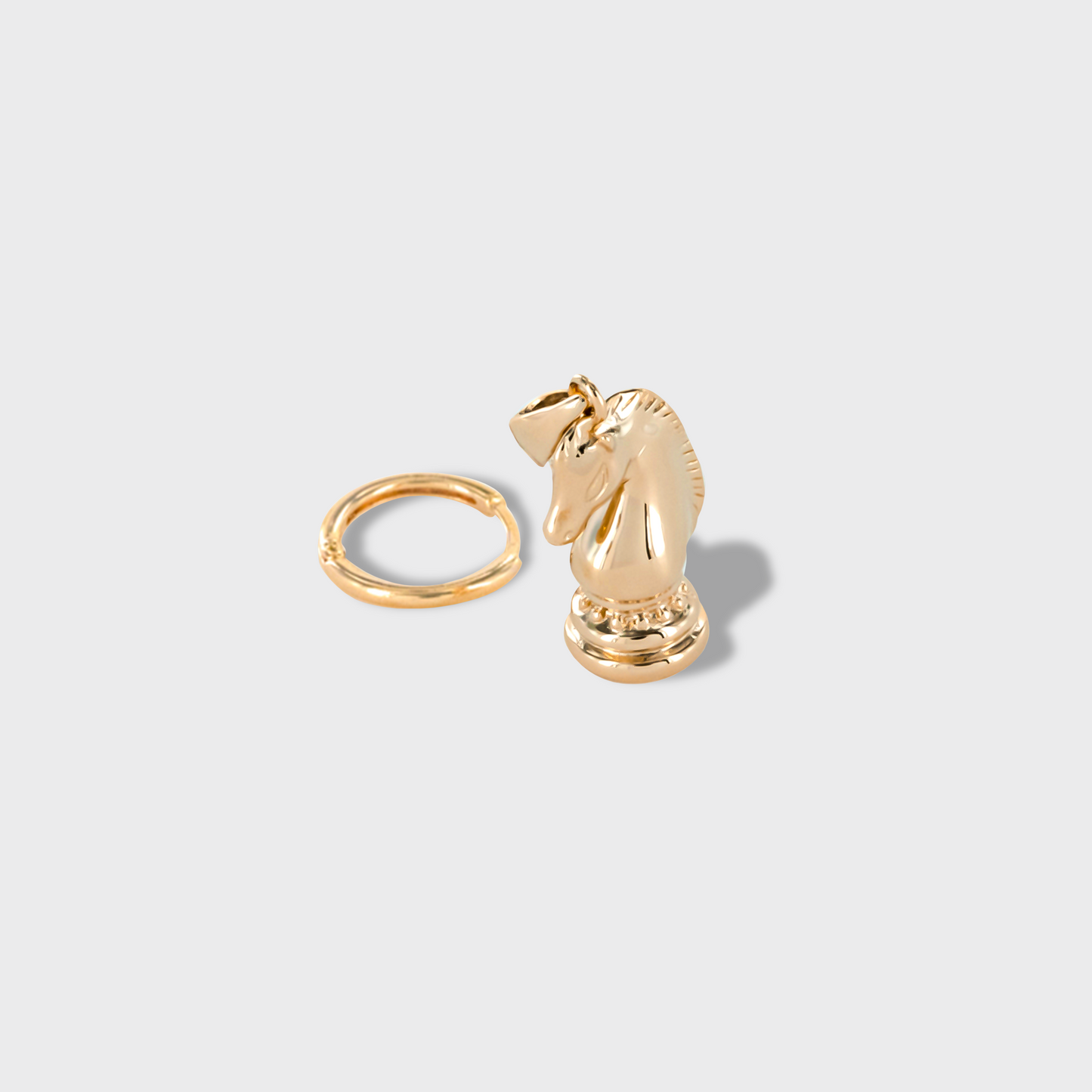 Boucle d'oreille Cavalier