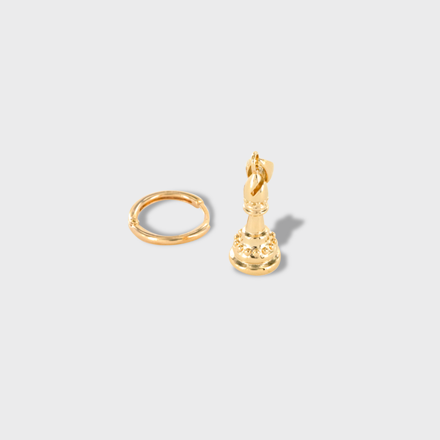 Boucle d'oreille Fou