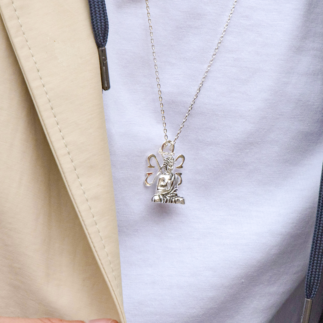 Philia Paris - Collier Bouddha Argent1