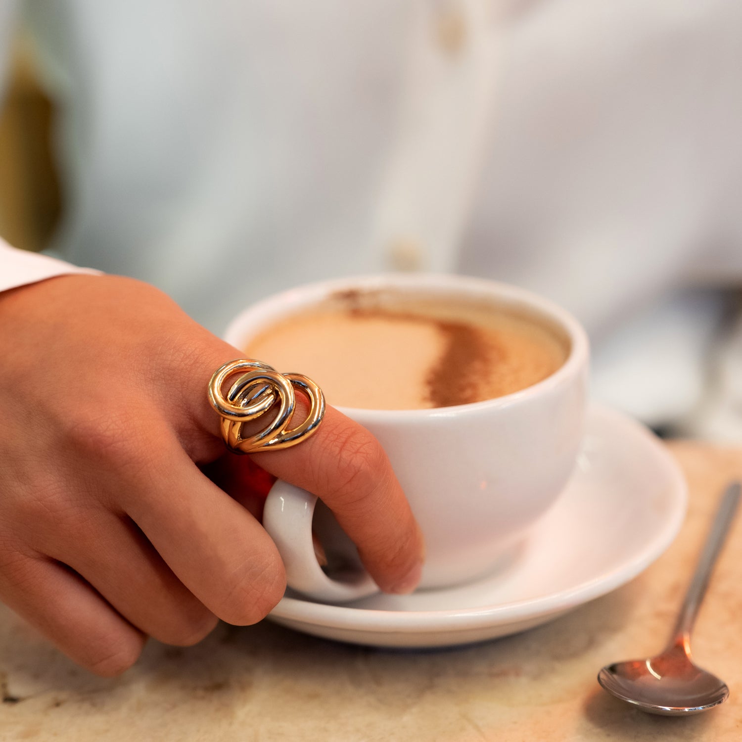 Philia Paris - Bague Triloop or