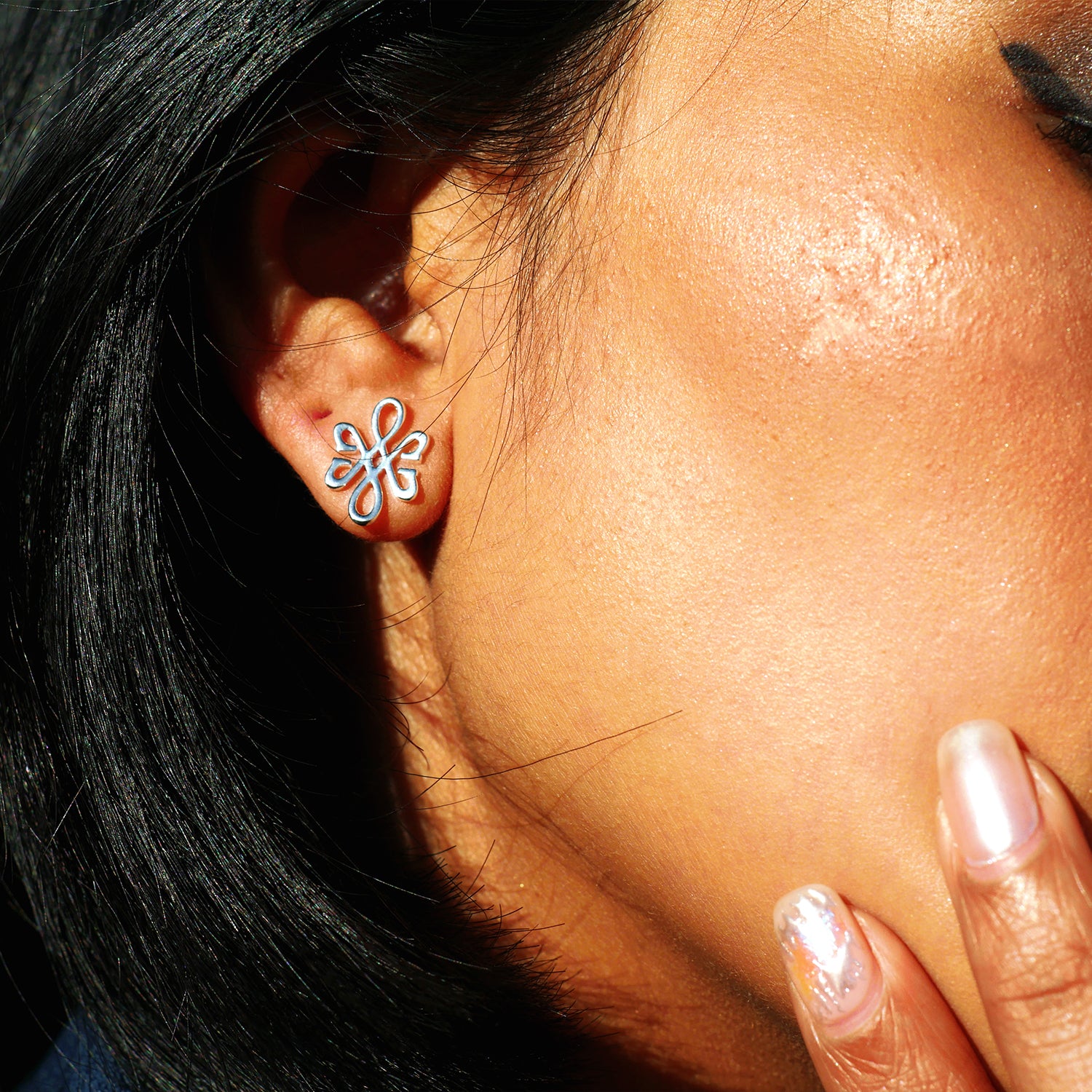 Philia Paris - Boucles d'oreilles Liberté argent