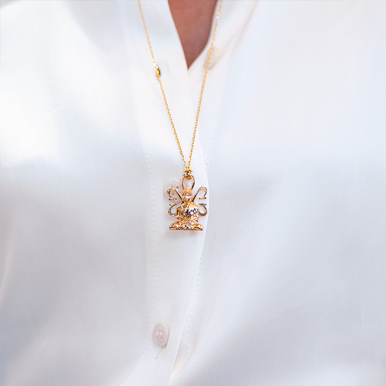 collier de créateur or Philia Paris