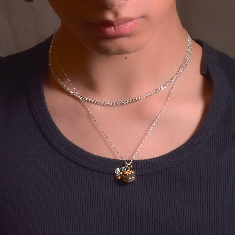 Philia Paris - Collier Casino Argent1