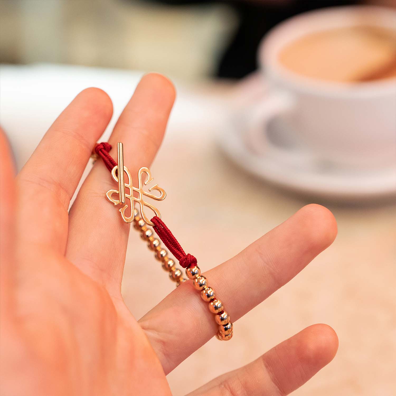 Philia paris - Bracelet attachement Rouge