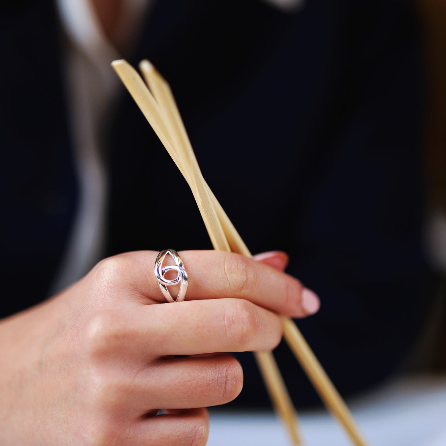 Philia Paris - Bague Loop Argent