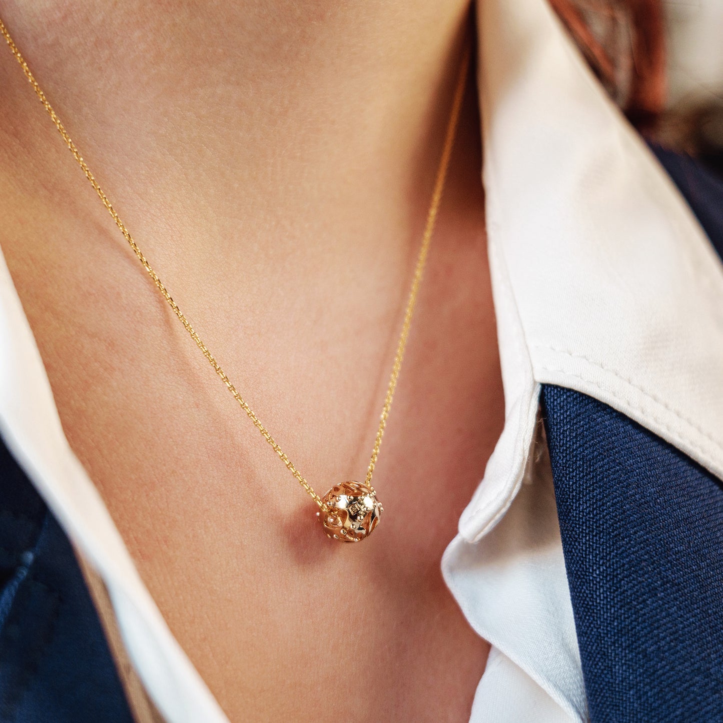 Philia Paris - Collier Celeste Plaqué Or1