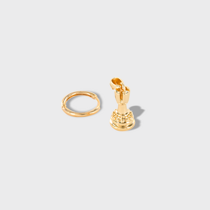 Boucle d'oreille Tour
