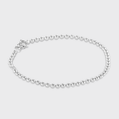 Bracelet boule en argent 925