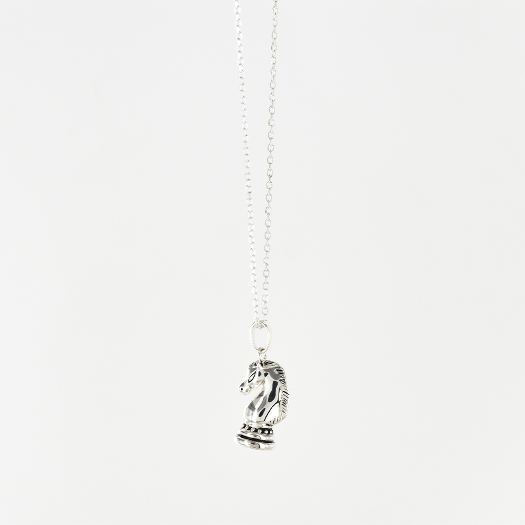 Philia Paris - Collier Cavalier Argent