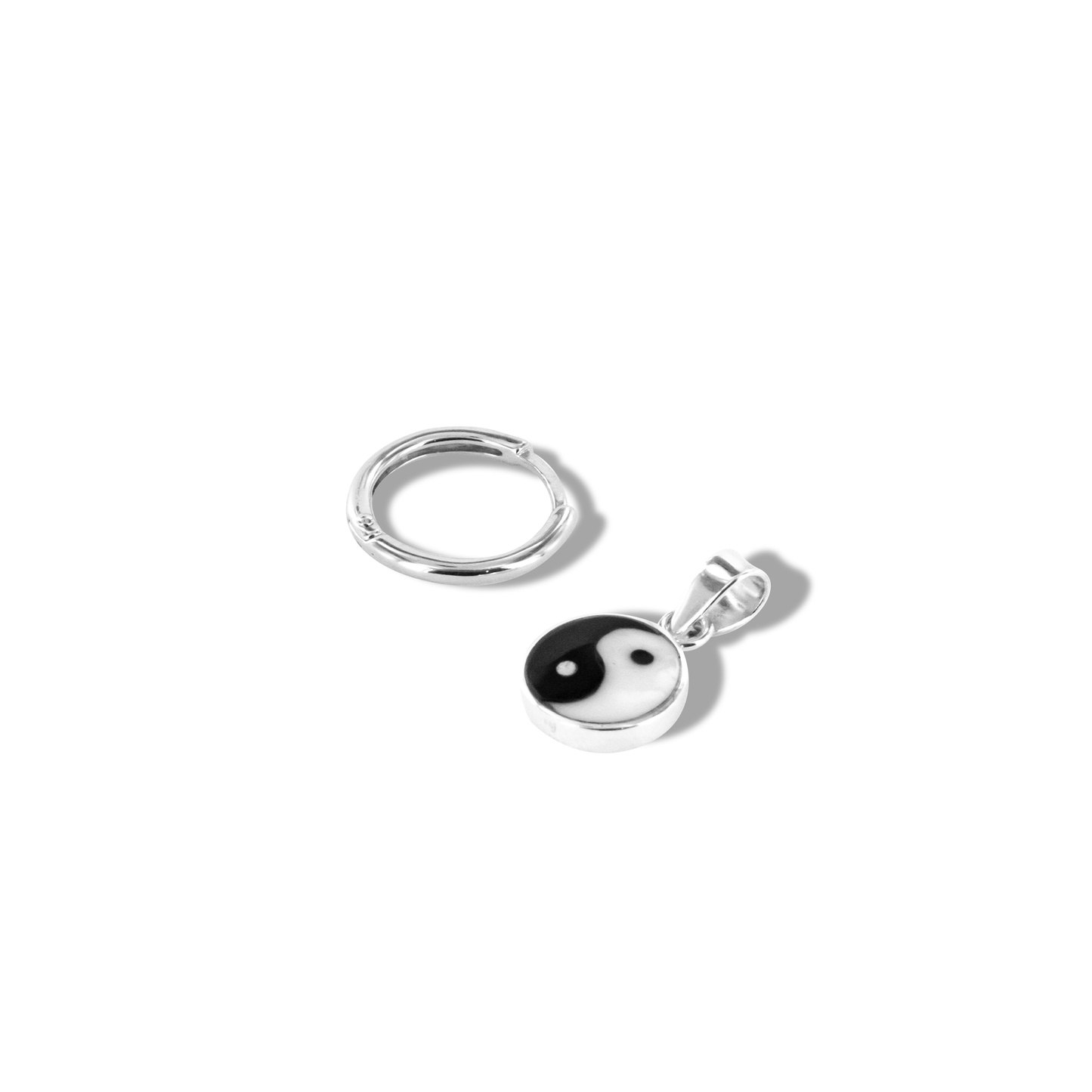 Boucle d'oreille Yin et Yang